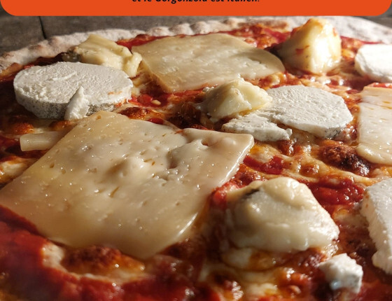 La PIZZA “4 Fromages”