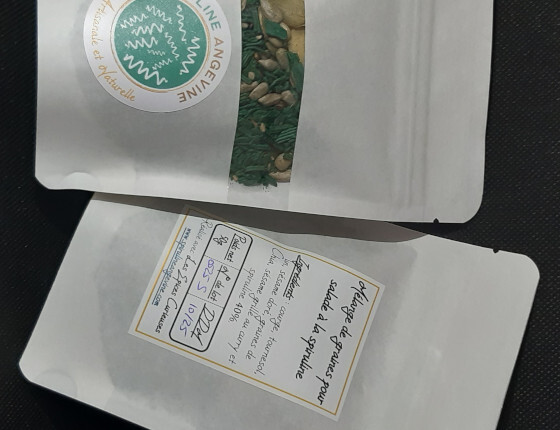 melange salade spiruline